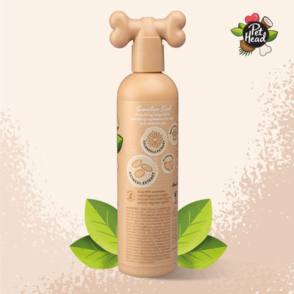 Pet Head Sensitive Soul Hundeshampoo | Kokosnussduft | Pflegt und Beruhigt Empfindliche Haut | pH-Neutral | Vegan & Tierversuchsfrei | Sanfte Formel für Hunde und Welpen | 300ml