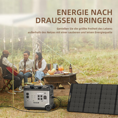OUKITEL P5000 Pro 5120Wh Große Kapazität Tragbare Powerstation, 5×4000W AC-Steckdosen (8000W Spitzenleistung) Solargenerator, LiFePO₄-Akku, Für Camping und Stromausfälle