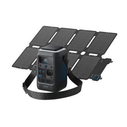 Anker SOLIX C300X DC Tragbare Powerstation mit 100W Solarpanel, 288Wh LiFePO4-Akku, 300W Solargenerator, für Outdoor, Camping, Reisen und Notfälle